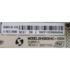 FUENTE DE PODER PARA TV PHILIPS / NUMERO DE PARTE 81-PBE122-H950002 / SHG6004C-101H / SHG6004C106-101HA / DLBB513 / 20211105 / CQC09001032300 / PANEL LVU550CSDX E0647 / DISPLAY ST5461D12-6 VER.2.2 / MODELO 55PFL5756/F7 / 55PFL5756/F7 CC1A